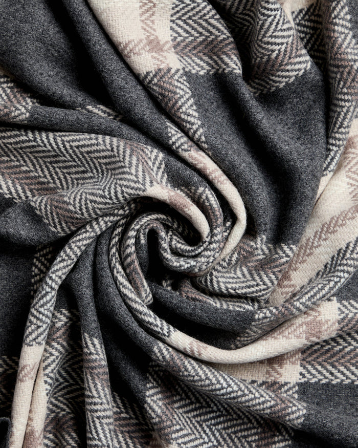 Foxford Dun Chaoin Cashmere and Lambswool Throw