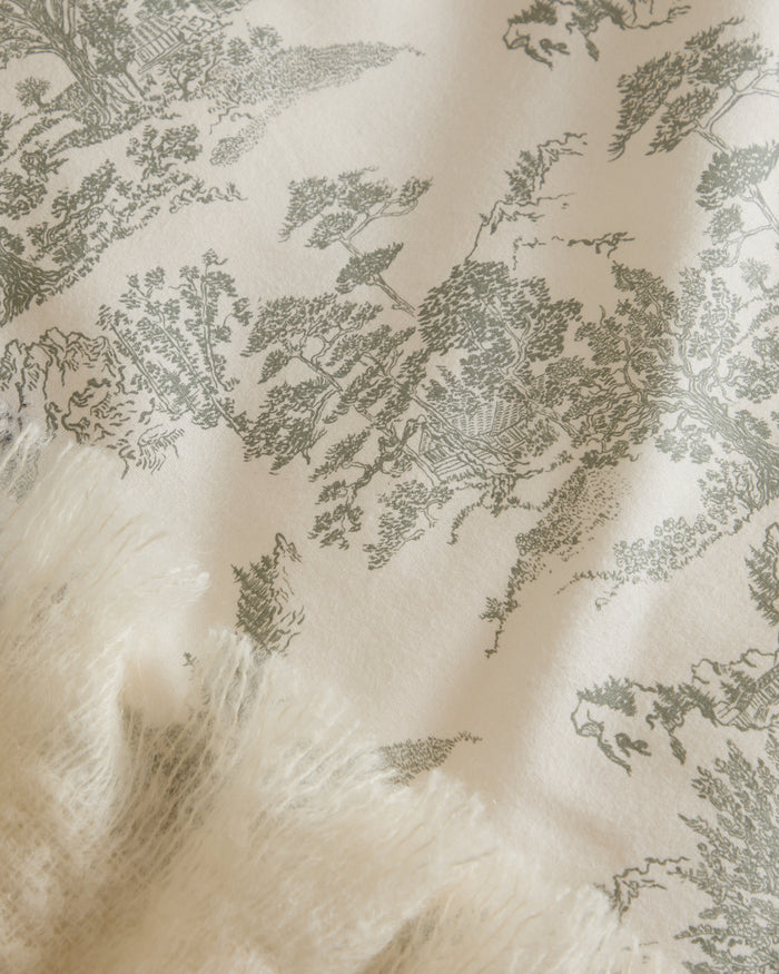 Foxford Eve Toile Flannel Duvet Set