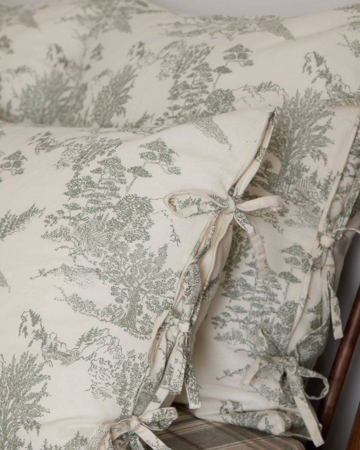 Foxford Eve Toile Flannel Duvet Set