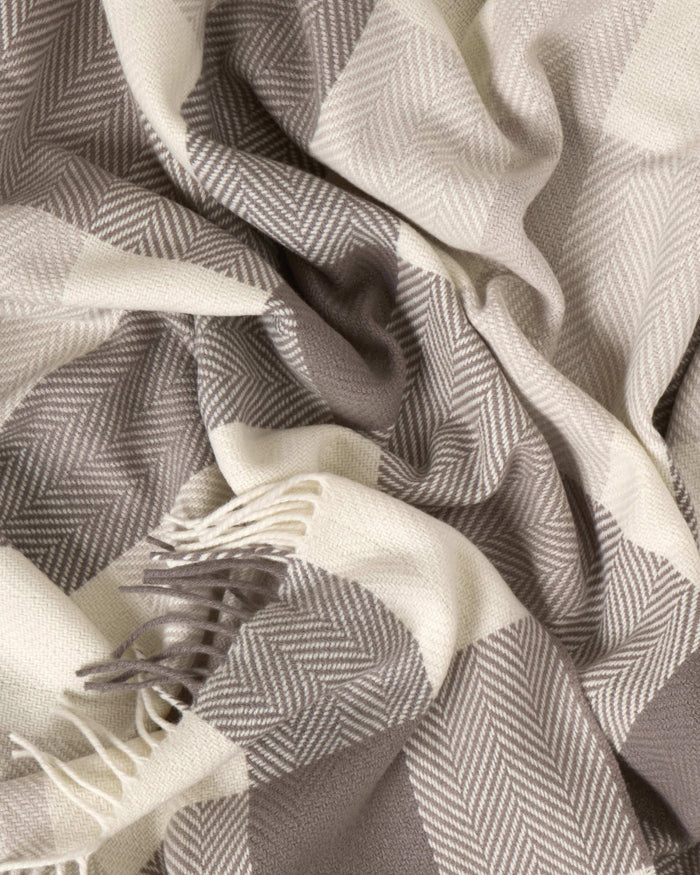 Foxford Finn Cashmere and Lambswool Throw