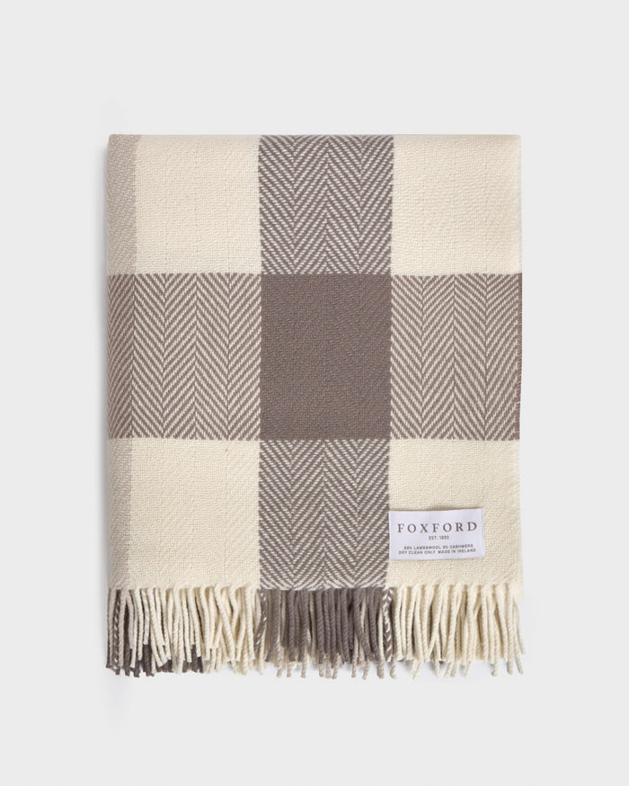 Foxford Finn Cashmere and Lambswool Throw