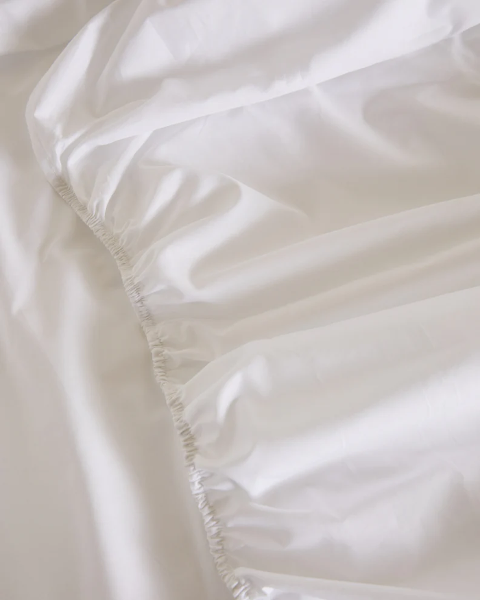 Foxford Fox & Friends Toddler White Fitted Sheet