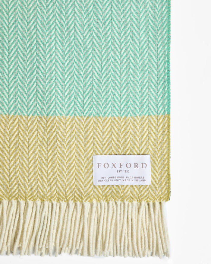 Foxford Garavogue Cashmere and Lambswool Throw