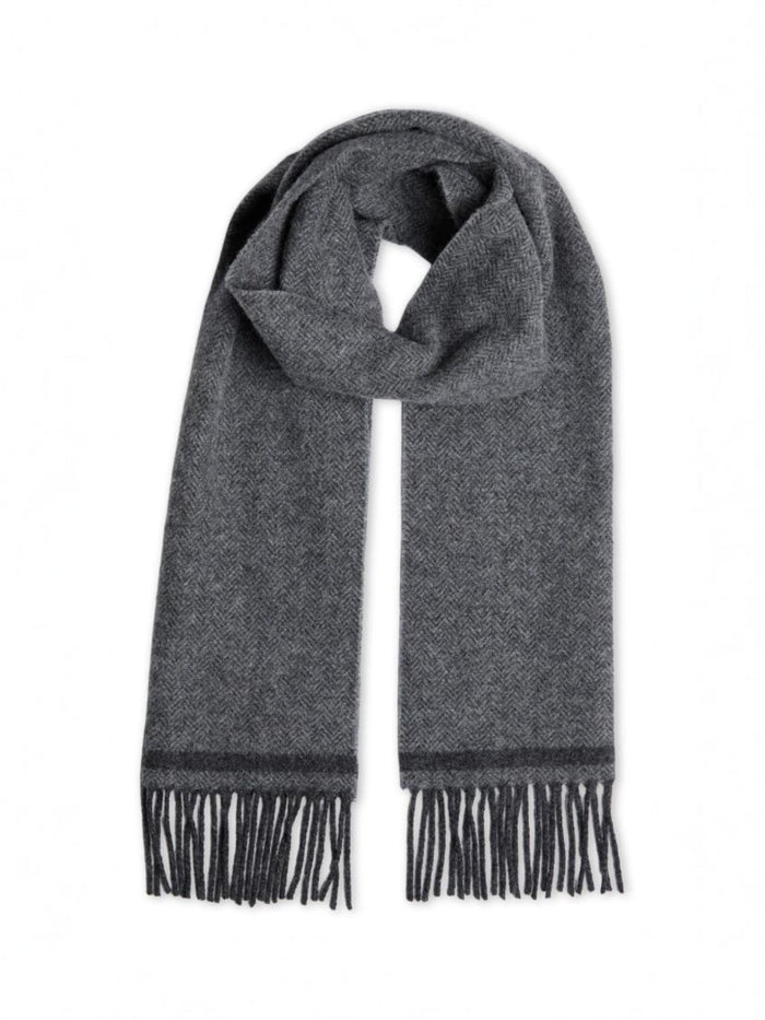 Foxford Graphite Lambswool Scarf