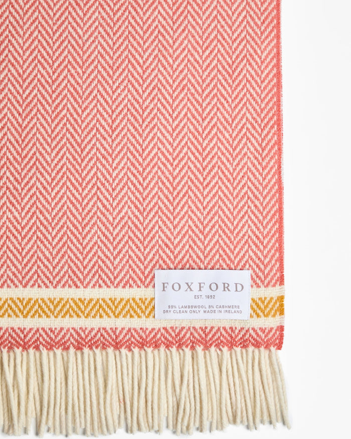 Foxford Inishcrone Cashmere and Lambswool Throw