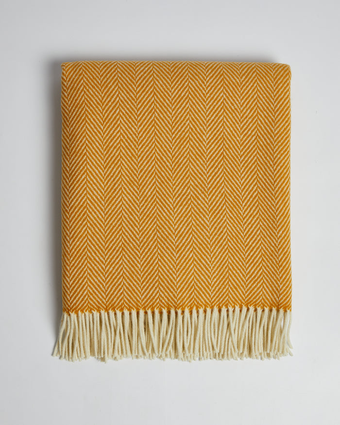 Foxford Innisfree Cashmere and Lambswool Throw