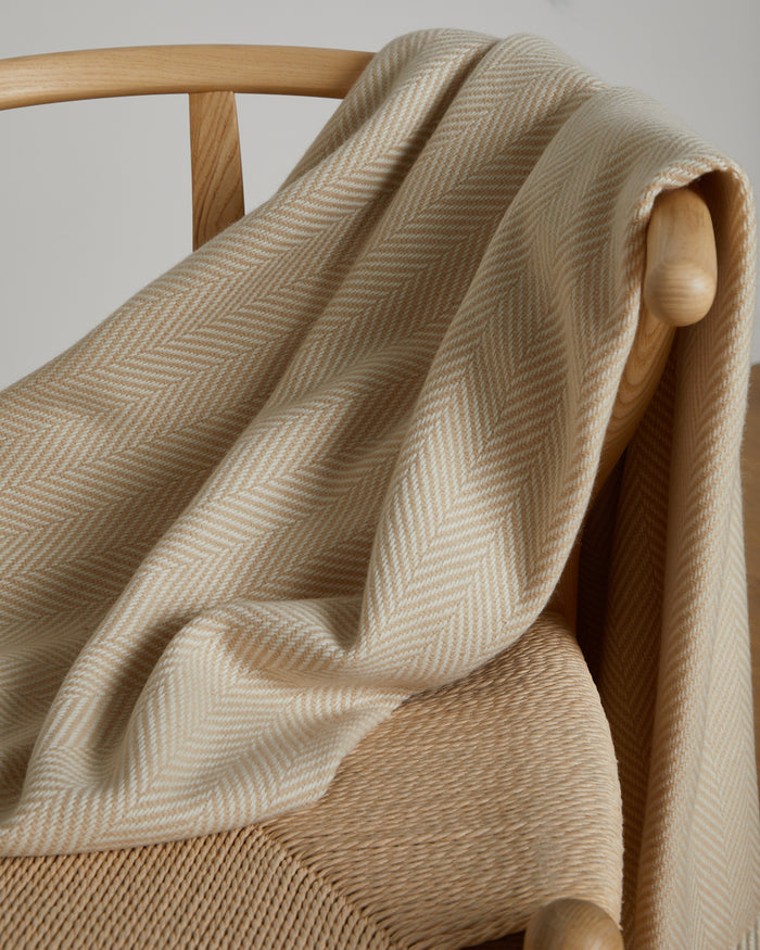 Foxford Keem Bay Cashmere and Lambswool Throw