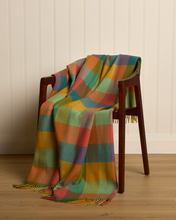 Foxford Kinsale Cashmere and Lambswool Throw