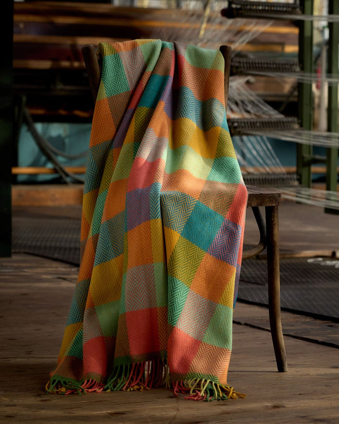 Foxford Kinsale Cashmere and Lambswool Throw
