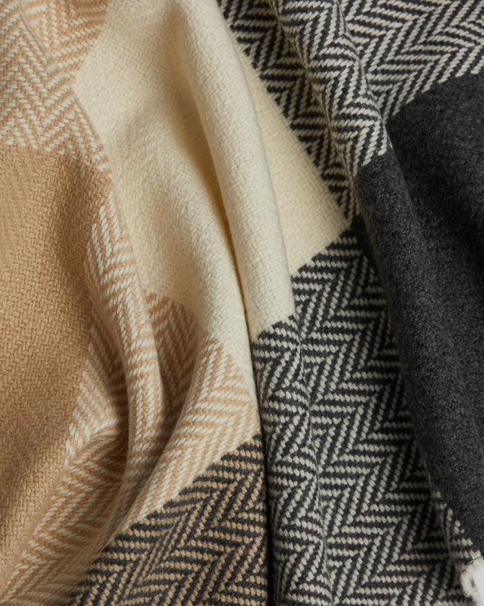 Foxford Lacken Cashmere and Lambswool Throw