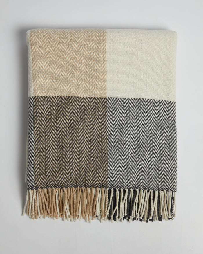 Foxford Lacken Cashmere and Lambswool Throw