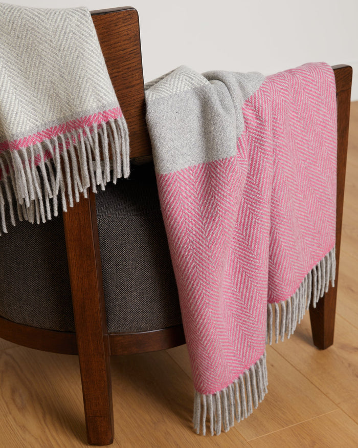Foxford Lily Cashmere and Lambswool Throw