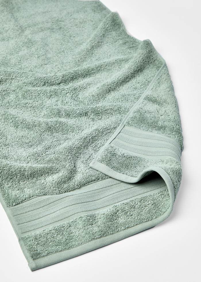 Foxford Luxury Cotton Bath Towel - Eucalyptus