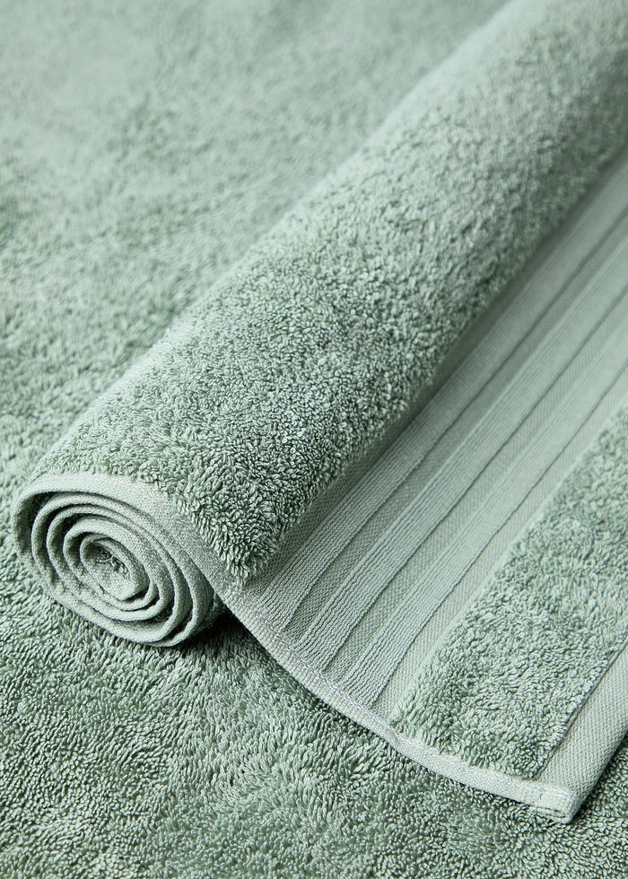 Foxford Luxury Cotton Bath Towel - Eucalyptus
