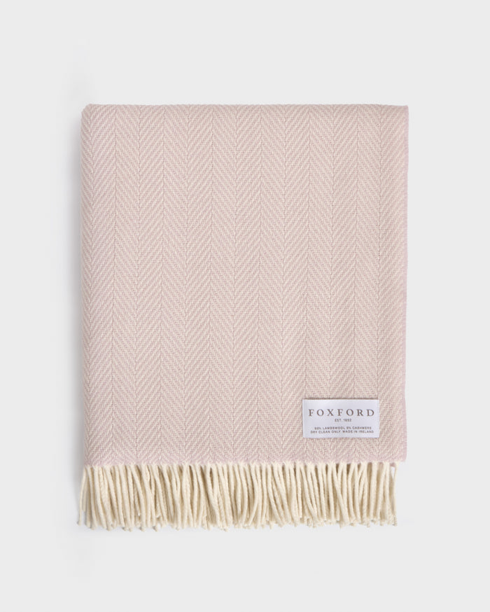 Foxford Molly Cashmere and Lambswool Throw