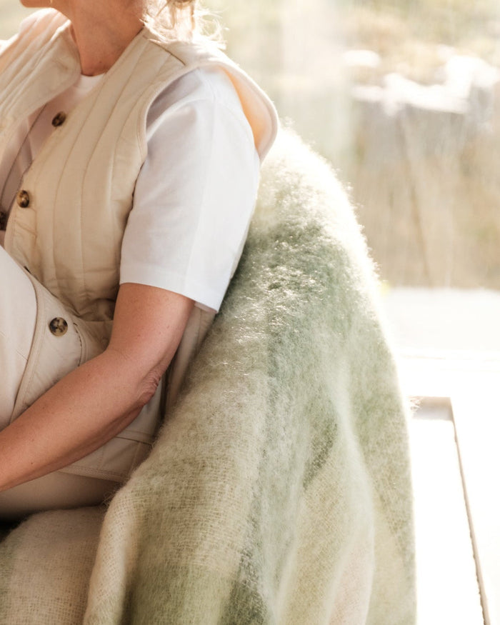Foxford Newgrange Mohair Throw