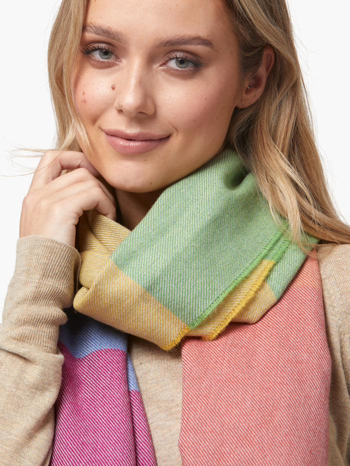 Foxford Rainbow Extra-Fine Merino Scarf