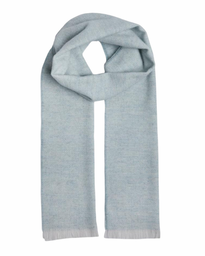 Foxford Silver & Opal Lambswool Scarf
