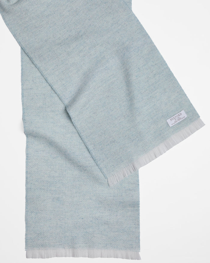 Foxford Silver & Opal Lambswool Scarf