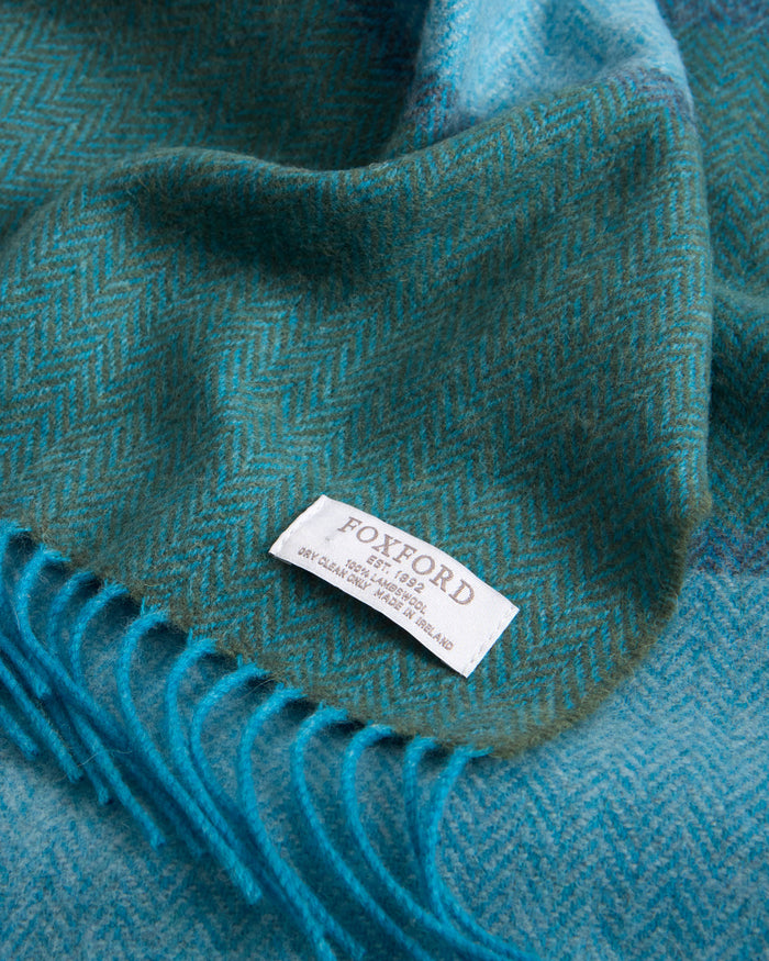 Foxford Spring Stripe Lambswool Scarf