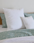 Foxford White Matelassé Cushion- Large