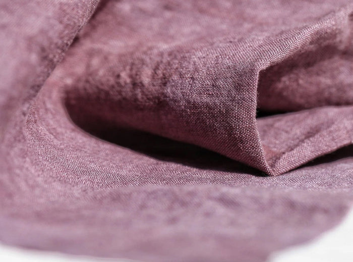 'Full Field' Linen Napkin in Grape Purple, 50x50cm