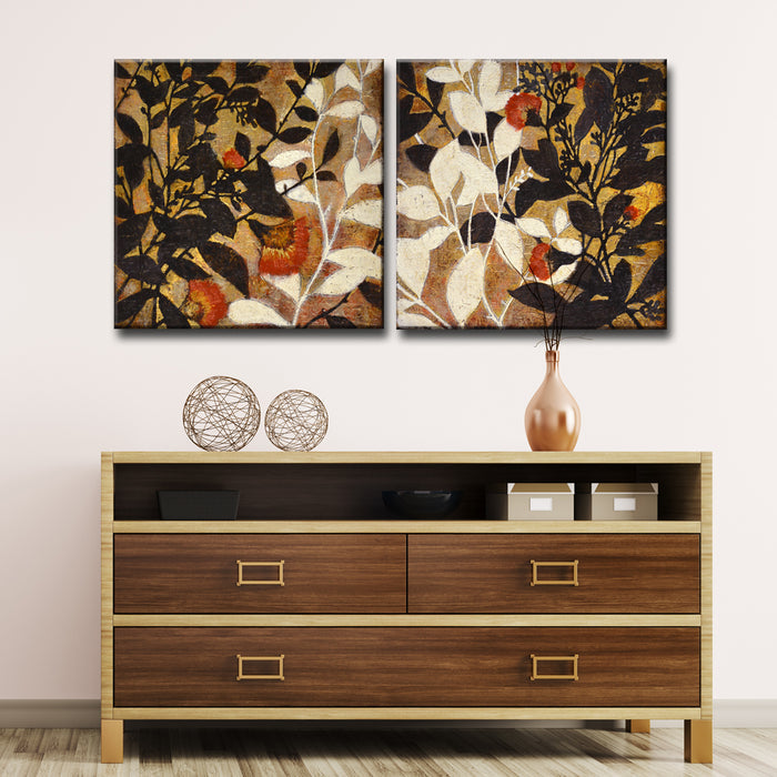 Growing Together No. 1/2' 2 Piece Wrapped Canvas Wall Art Set