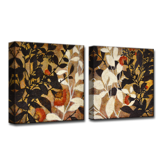 Growing Together No. 1/2' 2 Piece Wrapped Canvas Wall Art Set