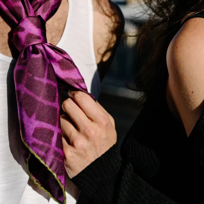 IVRE Silk Scarf - La Vie en Rose