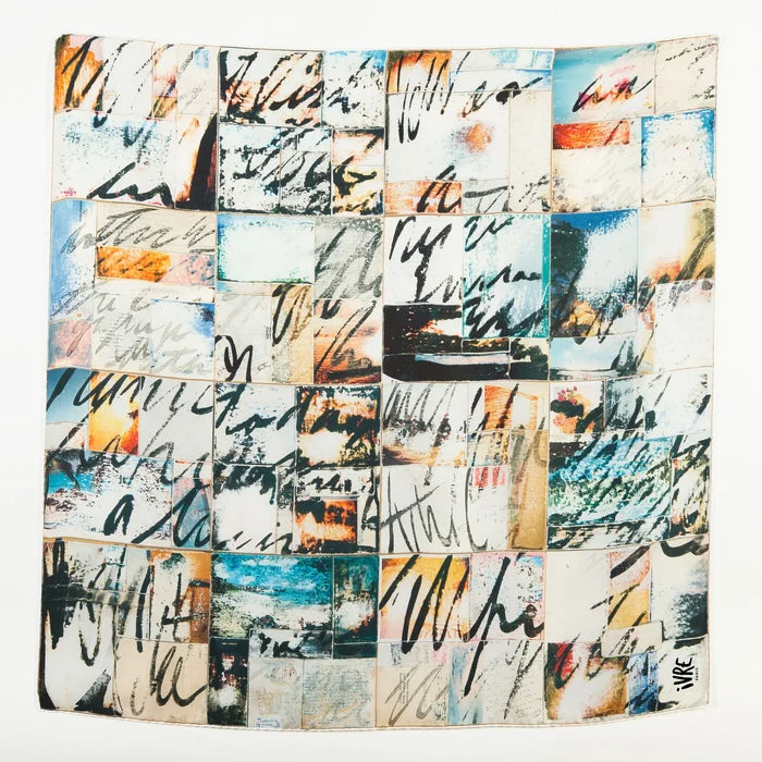 IVRE Silk Scarf - ‘Wish You Were Here’