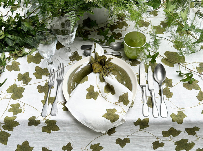 'Ivy' Linen Napkin, 50x50cm