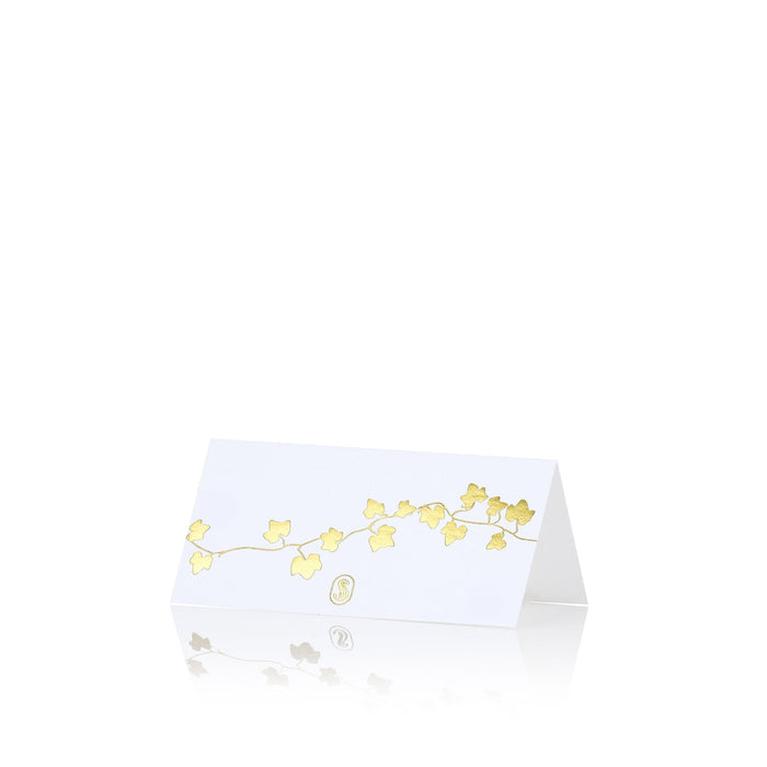 'Ivy' Place Cards in Gold, Set of 12