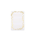 'Ivy' Table Menu in Gold, Set of 12