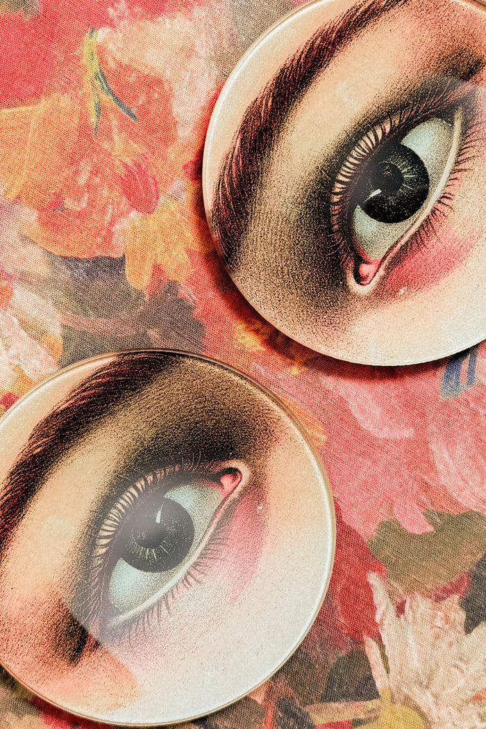 John Derian 'Eye (Right)' Round Plate, 13cm