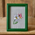 'Kissing' - Framed Embroidery by Edith Cartoonist x Hannah Cummings