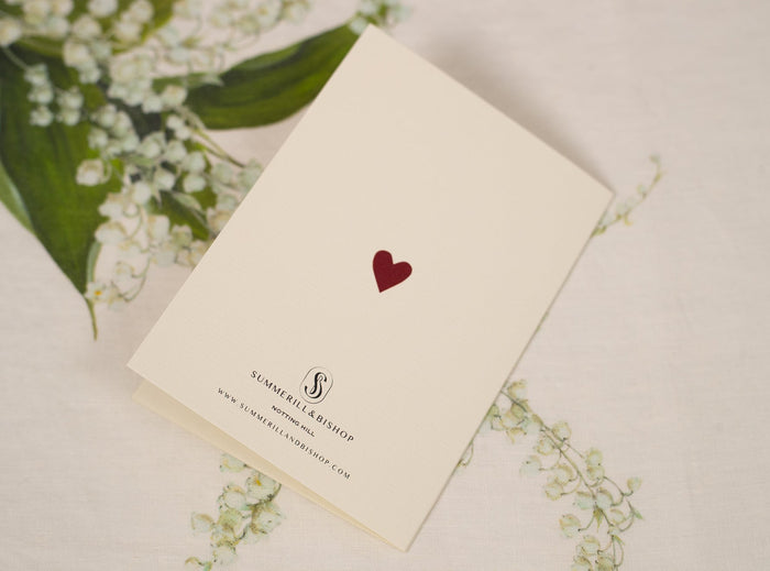 'Lily of the Valley' Greeting Card, 15cm x 10cm (A6)
