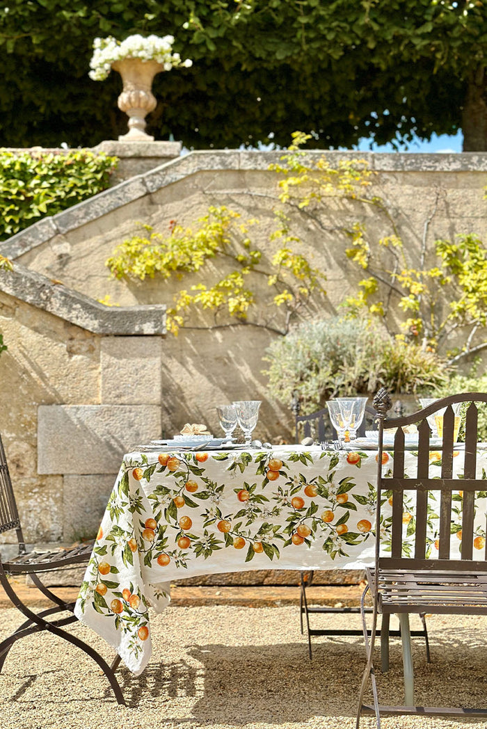 'L'Orangerie' Linen Napkin, 50x50cm