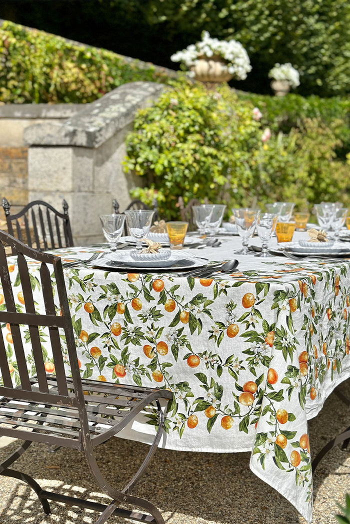 'L'Orangerie' Linen Napkin, 50x50cm