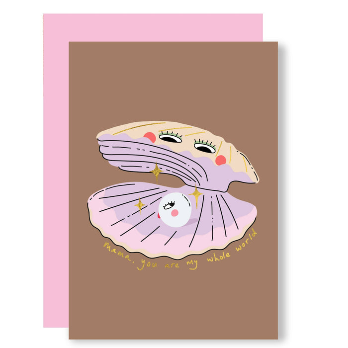 Mamas My Whole World - Greeting Card