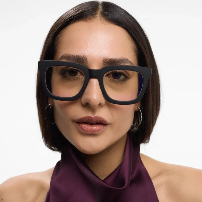 Max / Blue Light Glasses - Matte Black Noir
