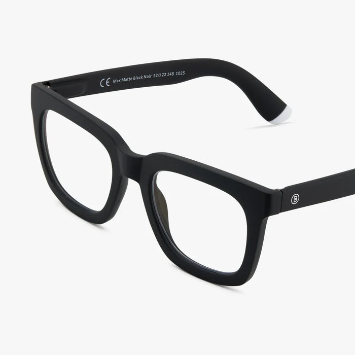 Max / Blue Light Glasses - Matte Black Noir