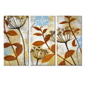 Meadow Melody No. 1/2/3' 3 Piece Wrapped Canvas Wall Art Set