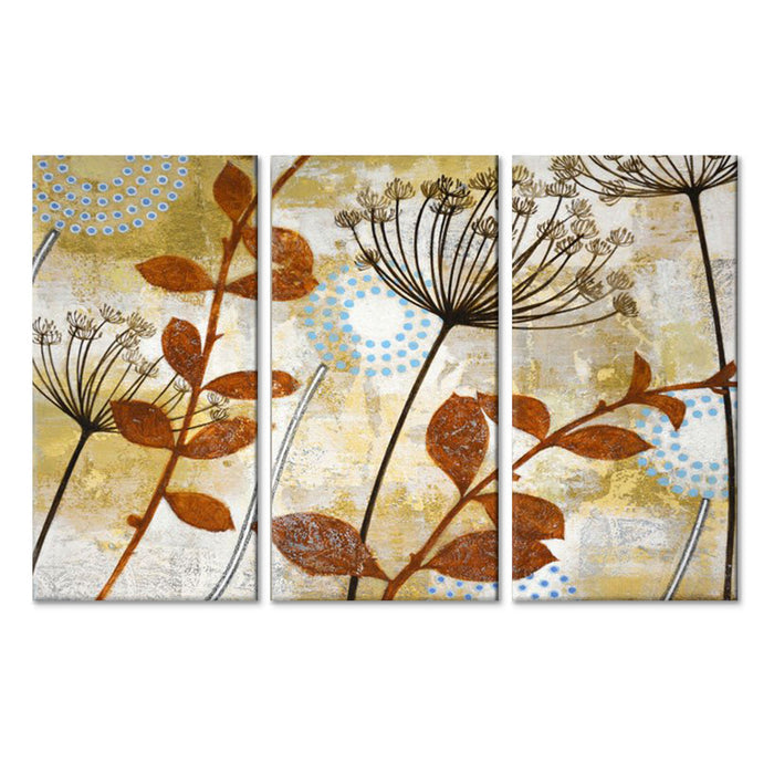 Meadow Melody No. 4/5/6' 3 Piece Wrapped Canvas Wall Art Set