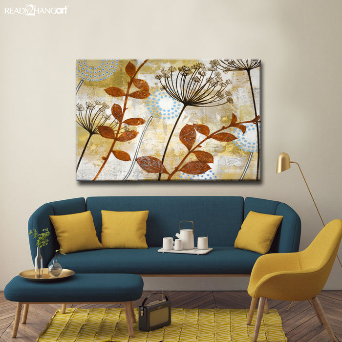 'Meadow Melody No. 4/5/6' Wrapped Canvas Wall Art