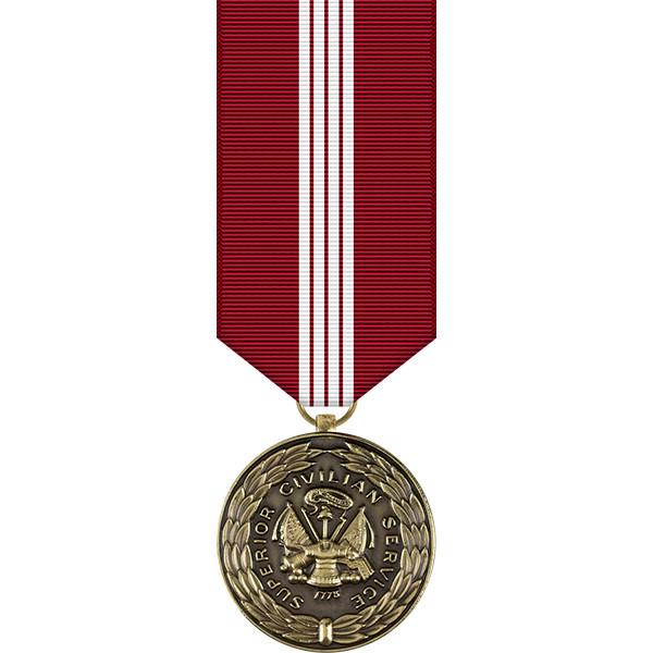 Miniature Medal: Army Superior Civilian Service - old style