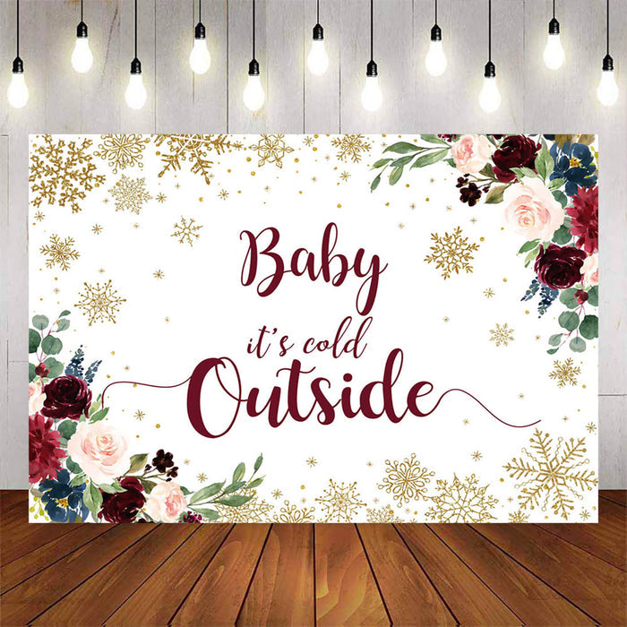 Mocsicka Baby It's Cold Outside Baby Shower Party Props-Mocsicka Party