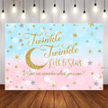 Mocsicka Twinkle Twinkle Little Star Gender Reveal Backdrop-Mocsicka Party