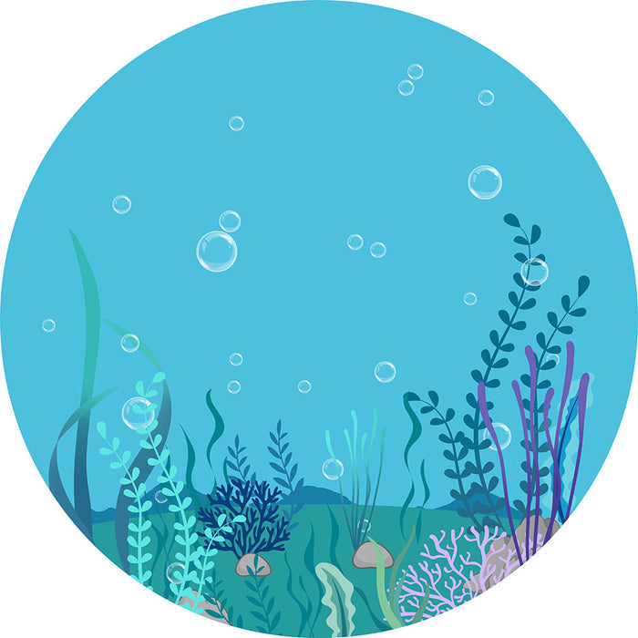 Mocsicka Undersea Birthday Round Cover