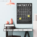 Modern Dry Erase Monthly Calendar on ArtPlexi