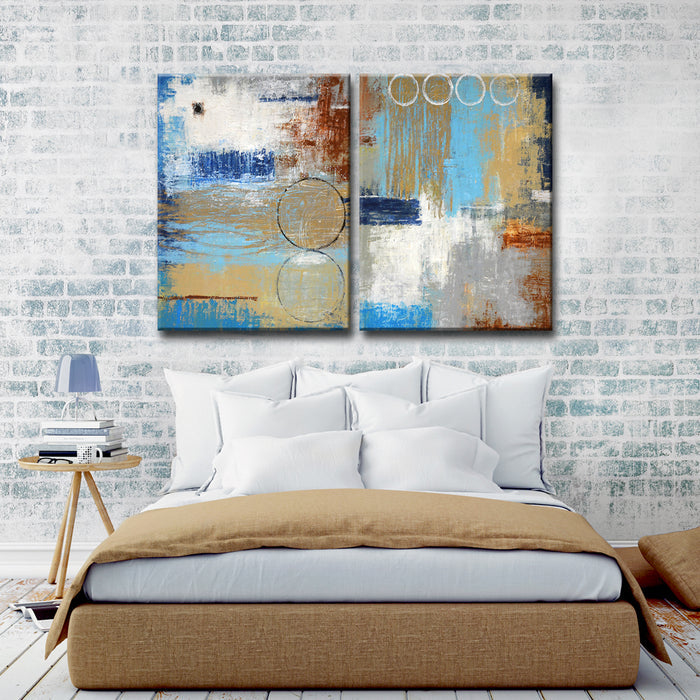 Niagra No. 1/2' 2 Piece Wrapped Canvas Wall Art Set